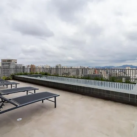 Studios Novissimos Com Piscina No Rooftop E Vista Para O Allianz Parque São Paulo Exterior photo