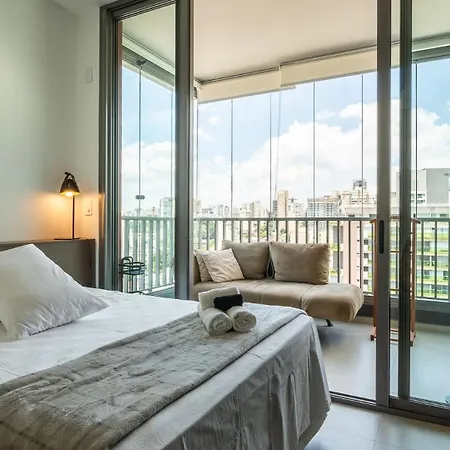 Studios Novissimos Com Piscina No Rooftop E Vista Para O Allianz Parque São Paulo Exterior photo