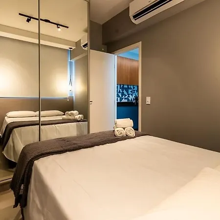 Studios Novissimos Com Piscina No Rooftop E Vista Para O Allianz Parque São Paulo Exterior photo