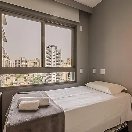 Studios Novissimos Com Piscina No Rooftop E Vista Para O Allianz Parque São Paulo Exterior photo