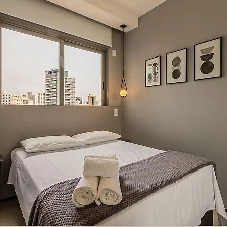 Studios Novissimos Com Piscina No Rooftop E Vista Para O Allianz Parque São Paulo Exterior photo