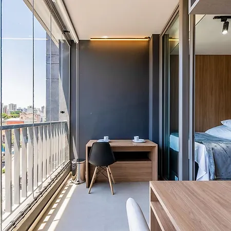 Studios Novissimos Com Piscina No Rooftop E Vista Para O Allianz Parque São Paulo Exterior photo