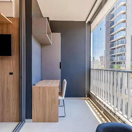 Studios Novissimos Com Piscina No Rooftop E Vista Para O Allianz Parque São Paulo Exterior photo