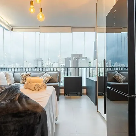 Studios Novissimos Com Piscina No Rooftop E Vista Para O Allianz Parque São Paulo Exterior photo