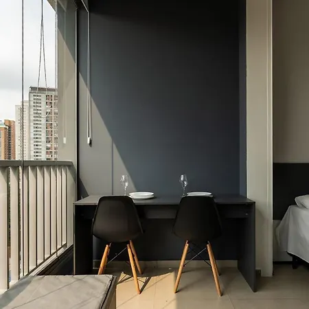 Studios Novissimos Com Piscina No Rooftop E Vista Para O Allianz Parque São Paulo Exterior photo